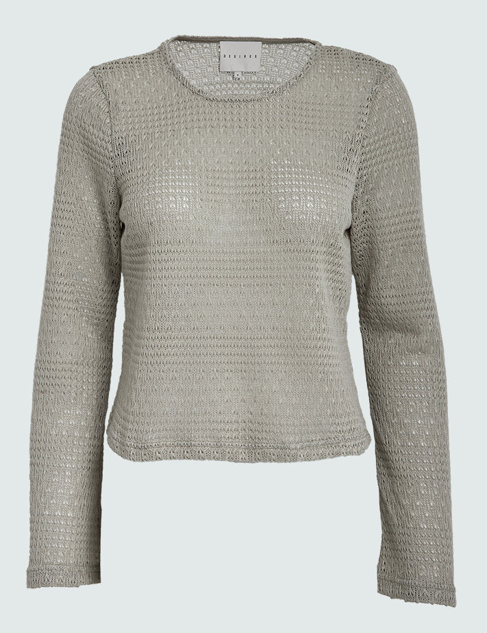 Desires DSFlora Blouse Bluser 2105 Feather Gray