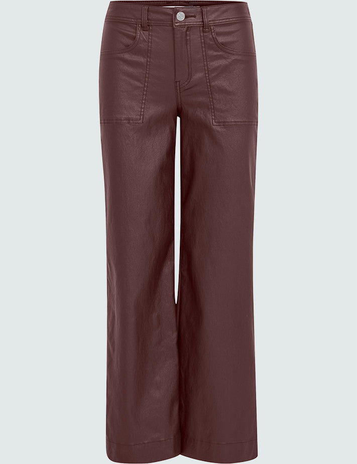 Desires DSFlorence Coated Bukser Bukser 4180 Sassafras Bordeaux