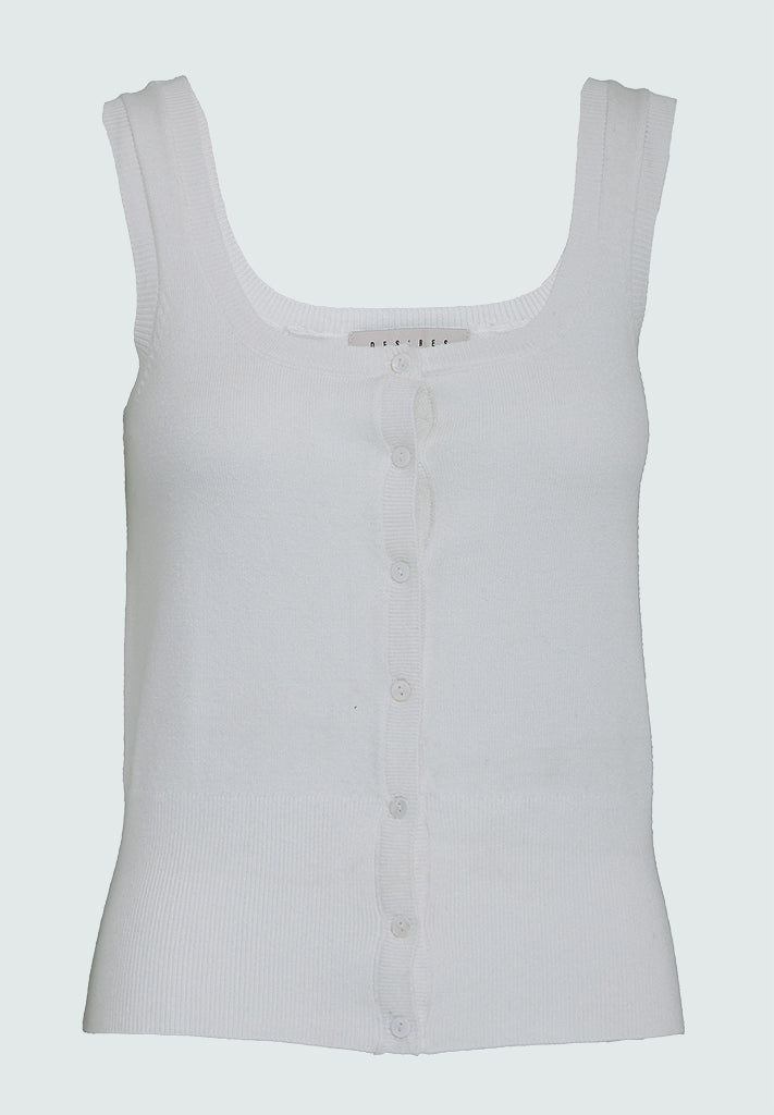 Desires DSGabby Knit Top Toppe 235 Cloud Dancer
