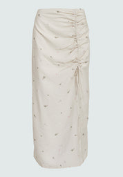 Desires DSGarnet Printed Maxi Skirt Nederdele 0024P Buttercream Print