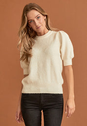 Desires DSGea Half Sleeve Knit Pullover Pullover 0011 Gardenia