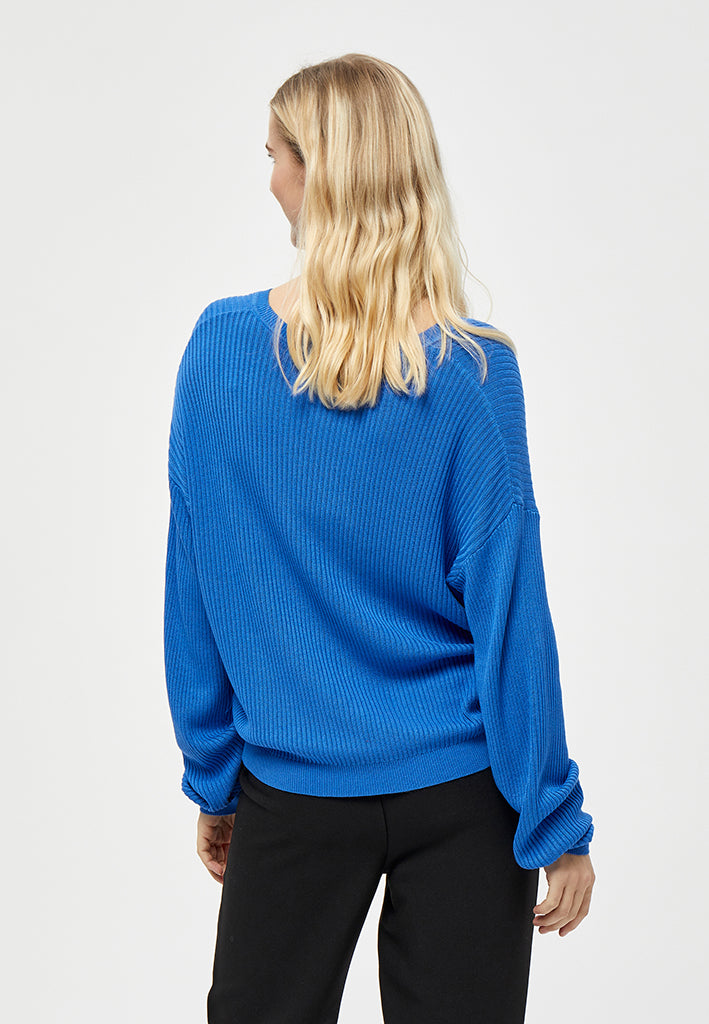 Desires DSGeisha Rib V Pullover Pullover 5130 NEBULAS BLUE