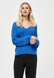 Desires DSGeisha Rib V Pullover Pullover 5130 NEBULAS BLUE