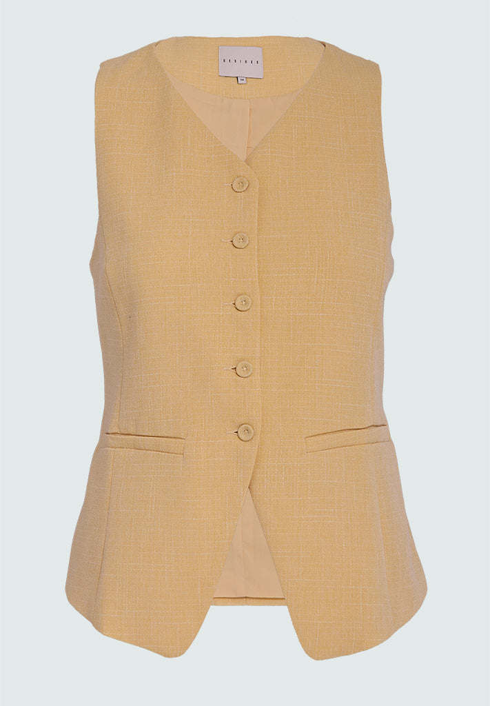 Desires DSGemma Waistcoat Vest 6031 Sunlight Yellow