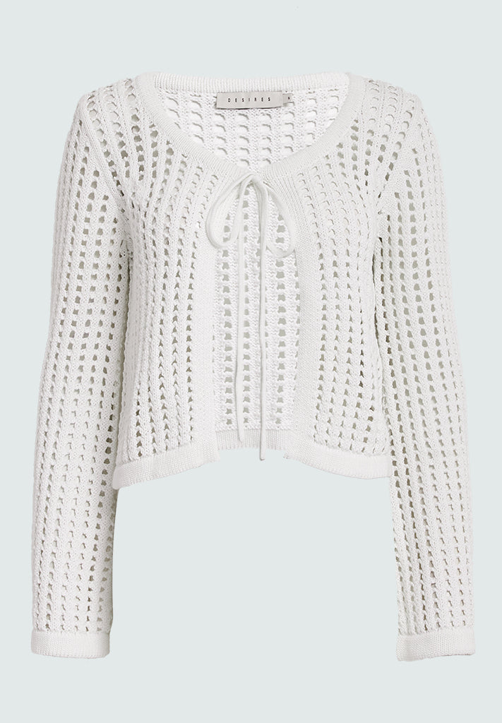 Desires DSGenna Knit Cardigan Cardigans 235 Cloud Dancer
