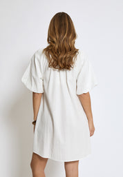 Desires DSGeorgia Short Dress Kjoler 235 Cloud Dancer
