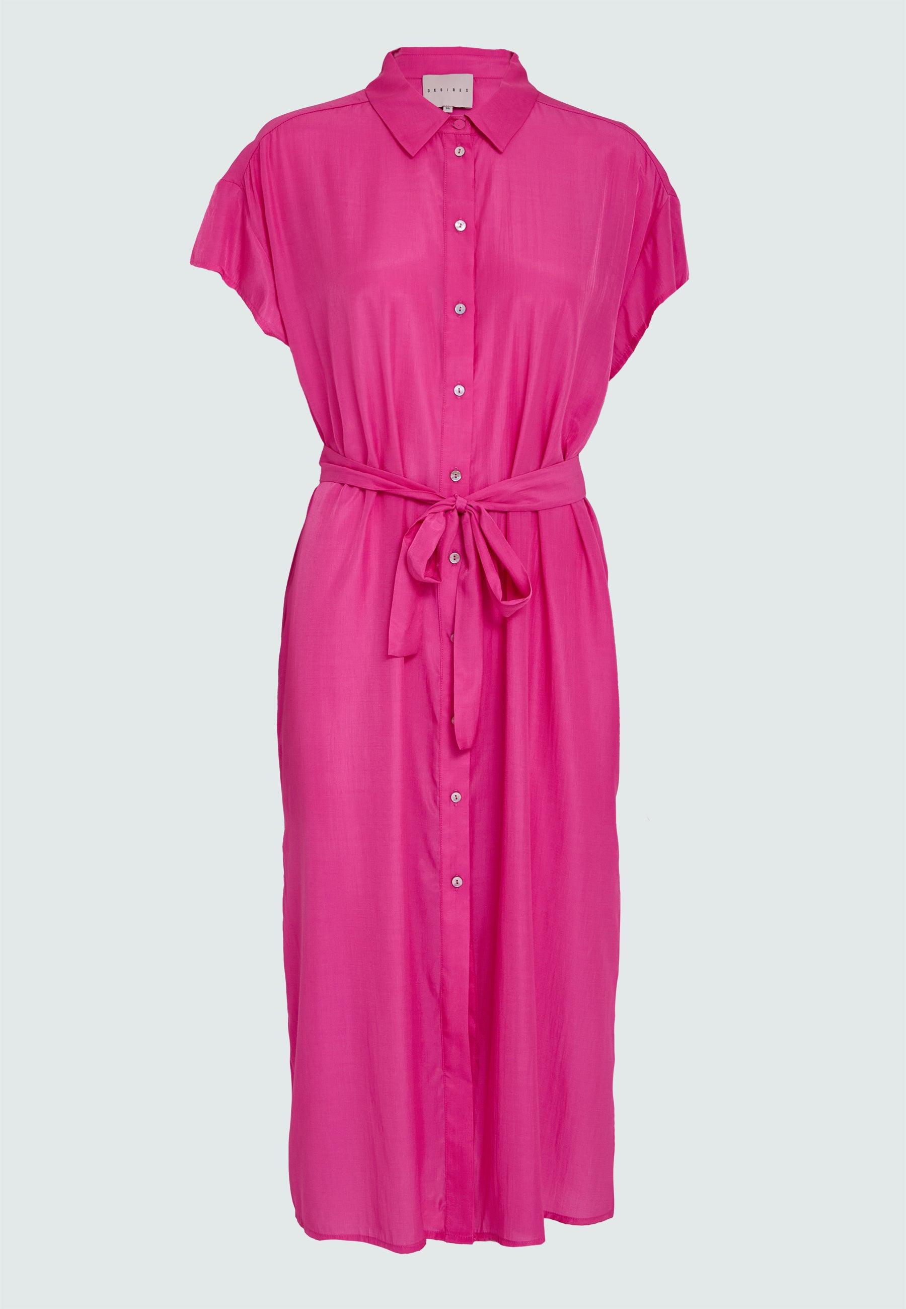 Desires DSGigi Midi Shirt Dress Kjoler 7211 Super Pink