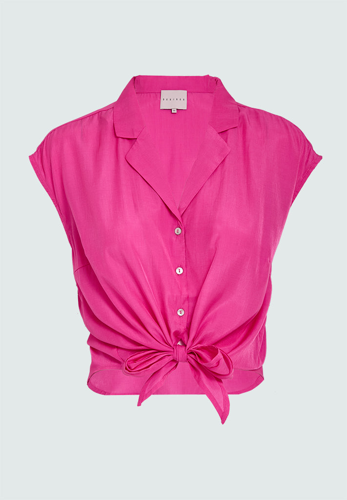 Desires DSGigi Sleeveless Shirt Skjorter 7211 Super Pink