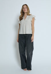 Desires DSGilda Top Toppe 6798S Burro Brown Stripe