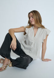 Desires DSGilda Top Toppe 6798S Burro Brown Stripe