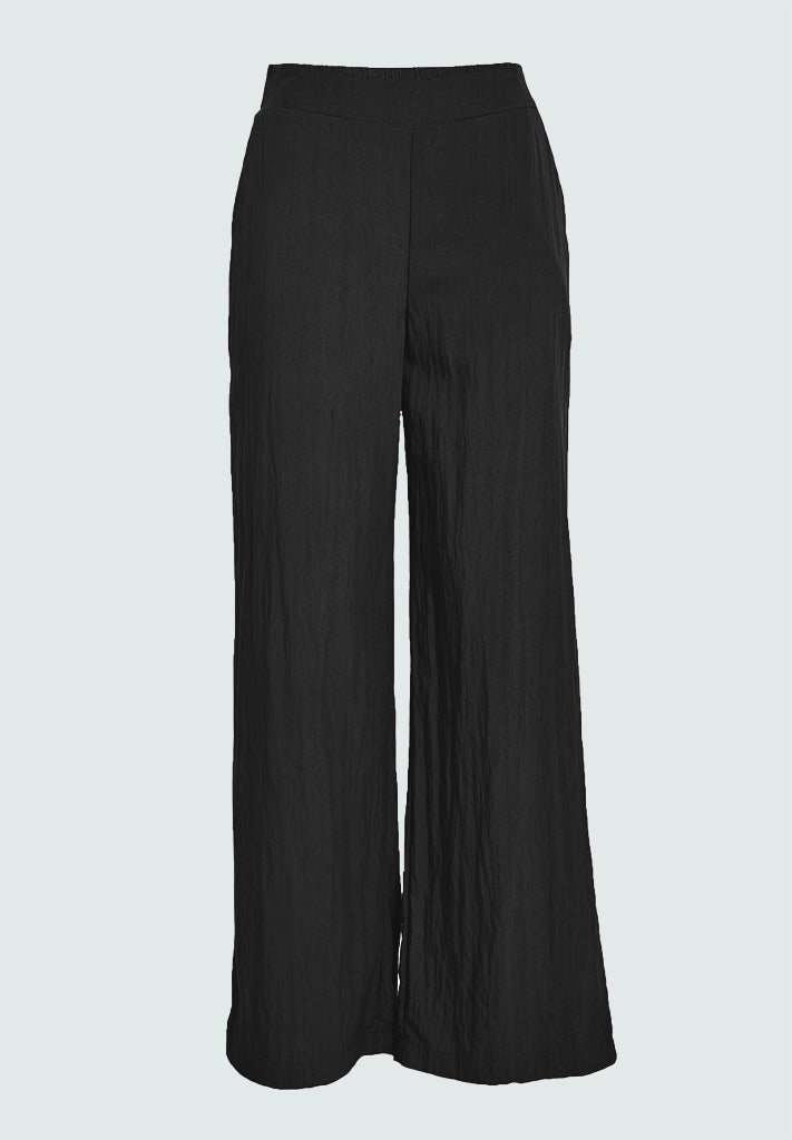 Desires DSGlenna Mid Waisted Pant Bukser Sort