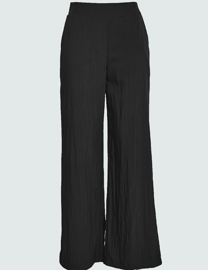 Desires DSGlenna Mid Waisted Pant Bukser Sort