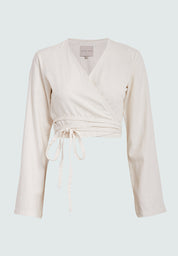 Desires DSGrace Wrap Blouse Bluser 0140 Tofu
