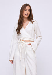 Desires DSGrace Wrap Blouse Bluser 0140 Tofu