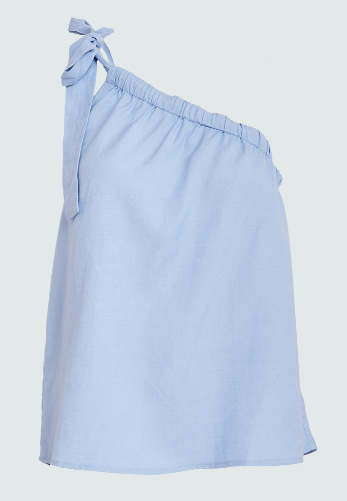Desires DSGracie One Shoulder Top Toppe 2280 Chambray Blue