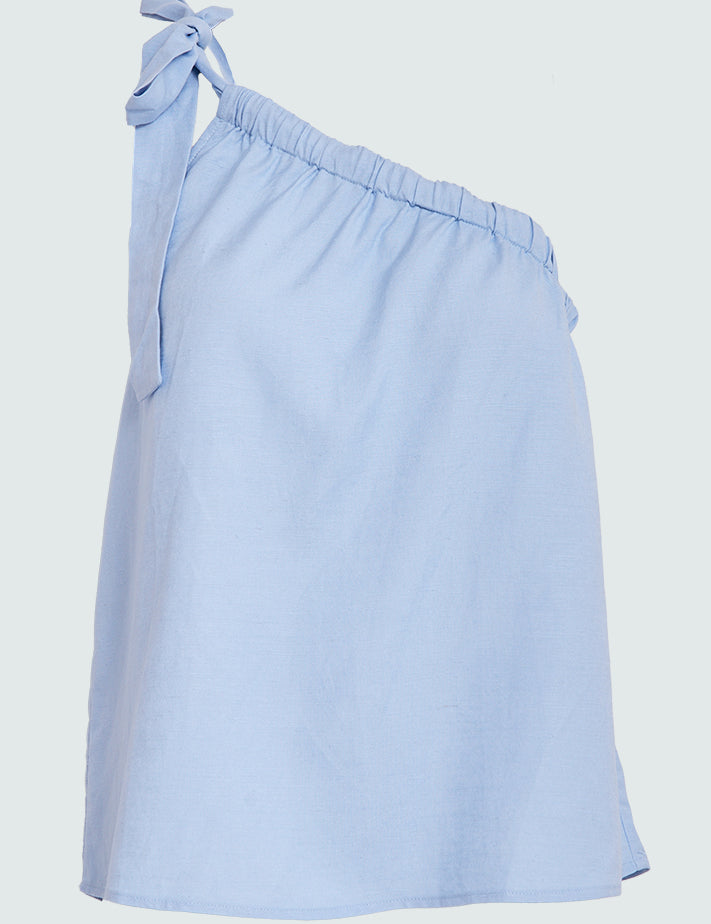 Desires DSGracie One Shoulder Top Toppe 2280 Chambray Blue
