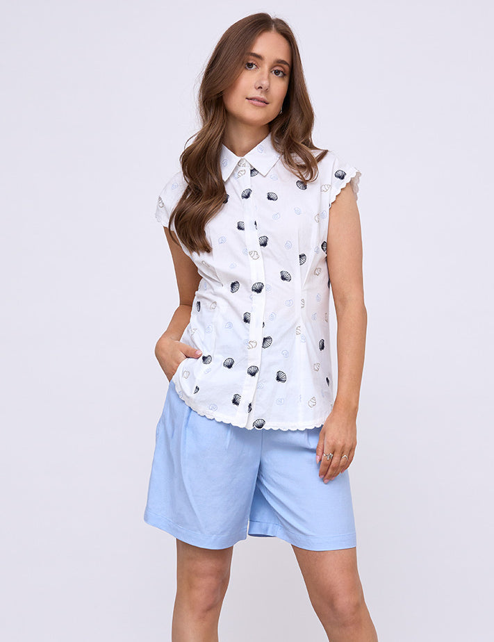Desires DSGracie Shorts Shorts 2280 Chambray Blue