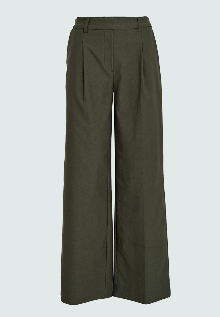 Desires DSIben Mid Waisted Pant Bukser 9113 Thyme Green