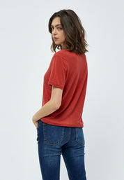 Desires DSJilly T-Shirt T-Shirt 8876 Burnt Red