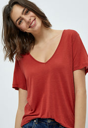 Desires DSJilly T-Shirt T-Shirt 8876 Burnt Red