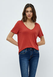 Desires DSJilly T-Shirt T-Shirt 8876 Burnt Red