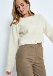 Desires DSKaylee GRS Cardigan Cardigans 2206 Fog Sand