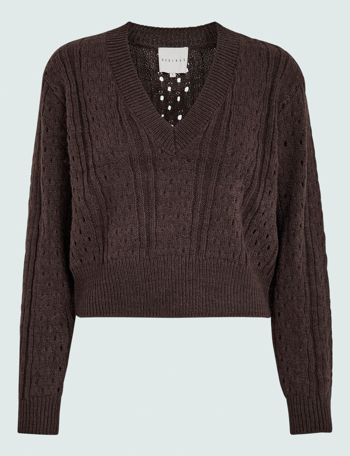 Desires DSKika Pullover Pullover 5079 Chicory Coffee