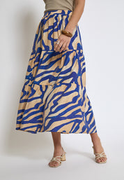 Desires DSLauren Maxi Nederdel Nederdele 0265P Sandshell Print