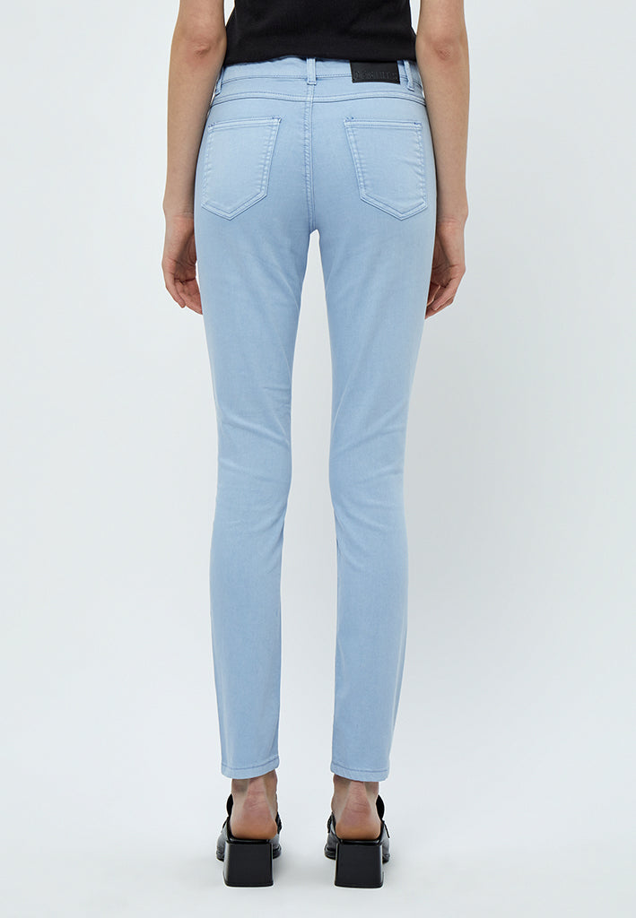 Desires DSLola Garment Dye MW Bukser Jeans 2272 Serenity Blue
