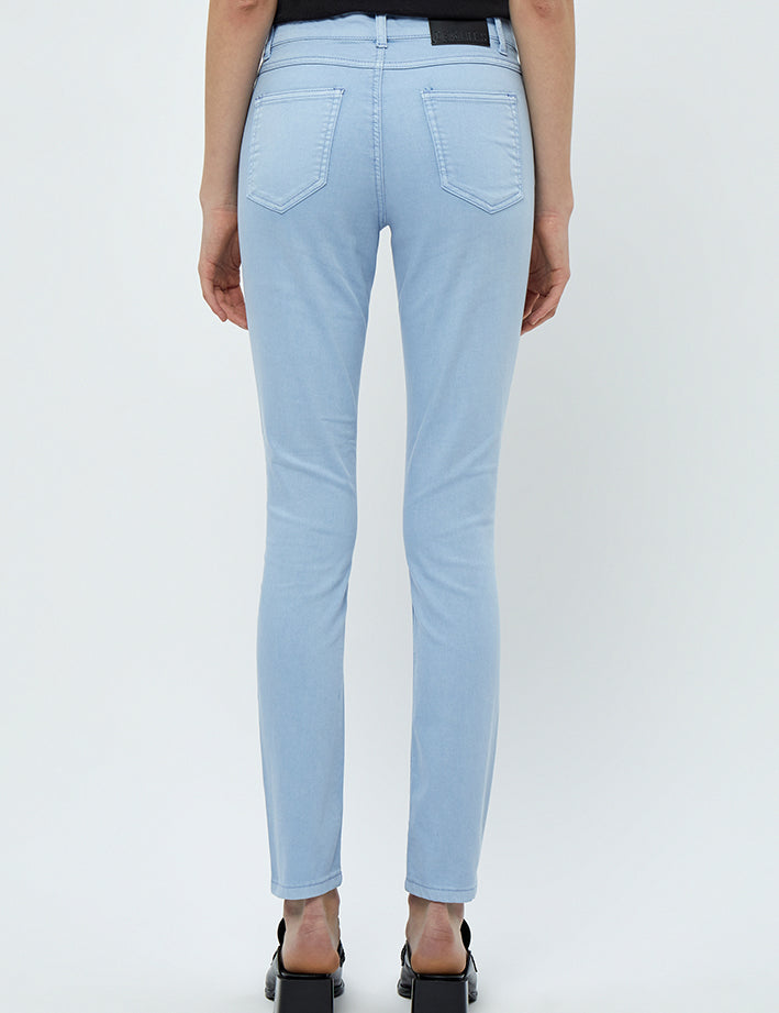 Desires DSLola Garment Dye MW Bukser Jeans 2272 Serenity Blue