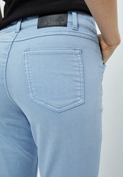 Desires DSLola Garment Dye MW Bukser Jeans 2272 Serenity Blue