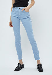Desires DSLola Garment Dye MW Bukser Jeans 2272 Serenity Blue