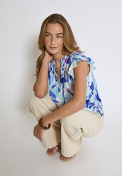 Desires DSMacie Bluse Bluser 1112P Angel Blue Print