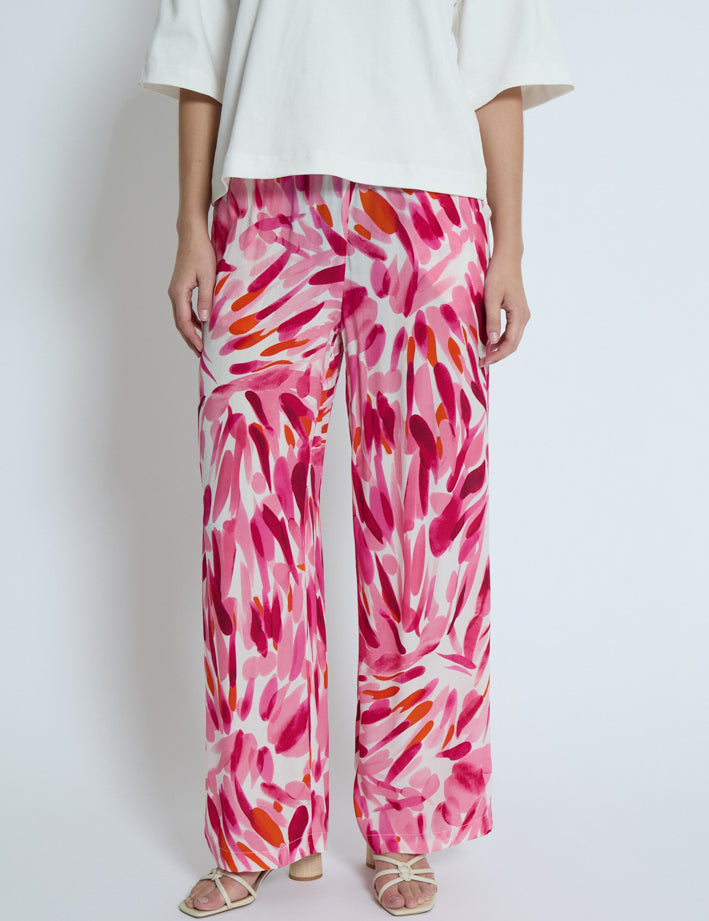 Desires DSMacie Bukser Bukser 4914P Morning Glory Pink Print