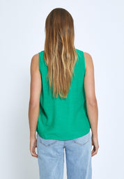 Desires DSMila V-Neck Top Toppe 4419 Ming Green