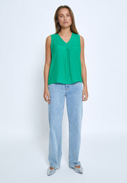 Desires DSMila V-Neck Top Toppe 4419 Ming Green