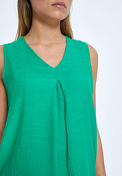 Desires DSMila V-Neck Top Toppe 4419 Ming Green