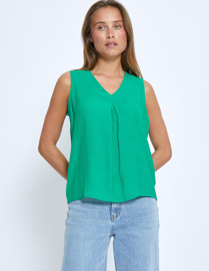 Desires DSMila V-Neck Top Toppe 4419 Ming Green