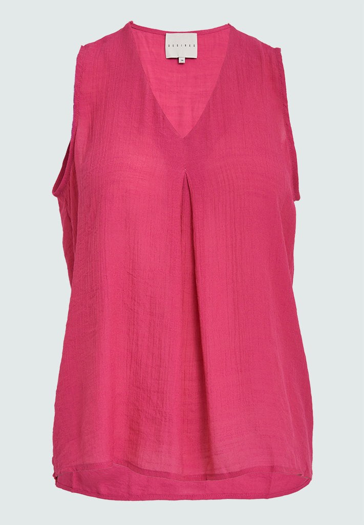 Desires DSMila V-Neck Top Toppe 7211 Super Pink
