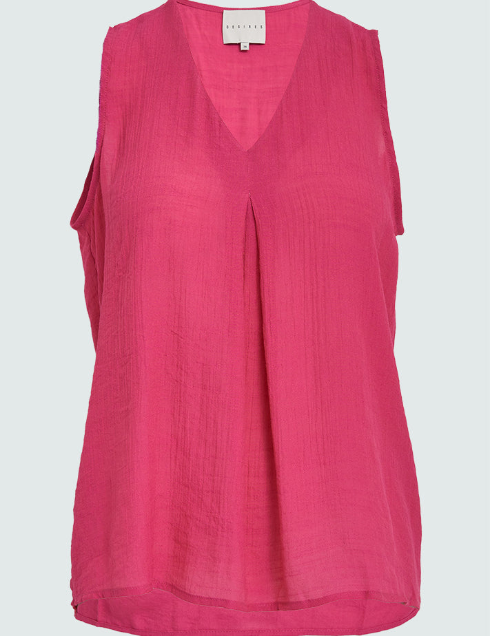 Desires DSMila V-Neck Top Toppe 7211 Super Pink