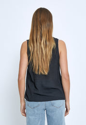Desires DSMila V-Neck Top Toppe Sort
