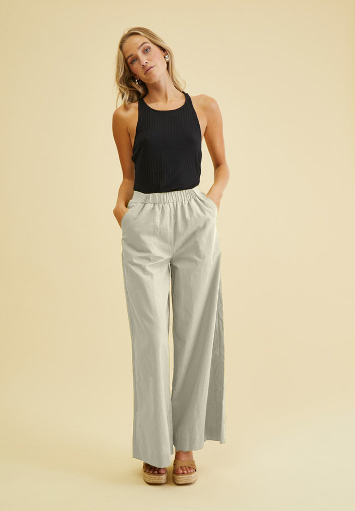 Desires DSNadine Wide Pant Bukser 0265 Sandshell