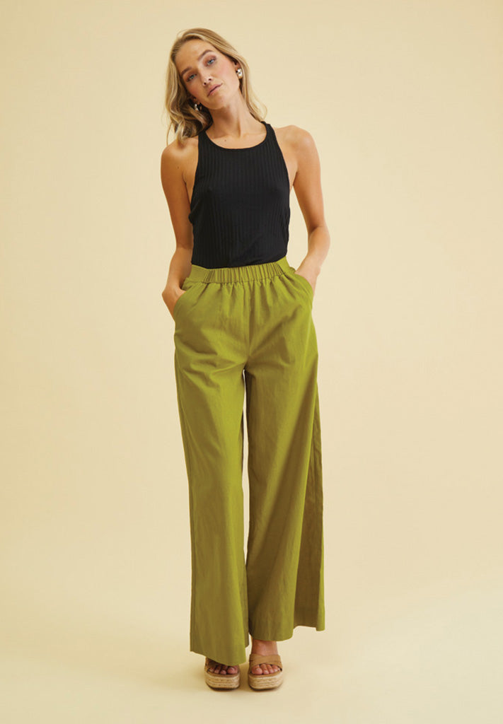 Desires DSNadine Wide Pant Bukser 3989 Pear Liqueur