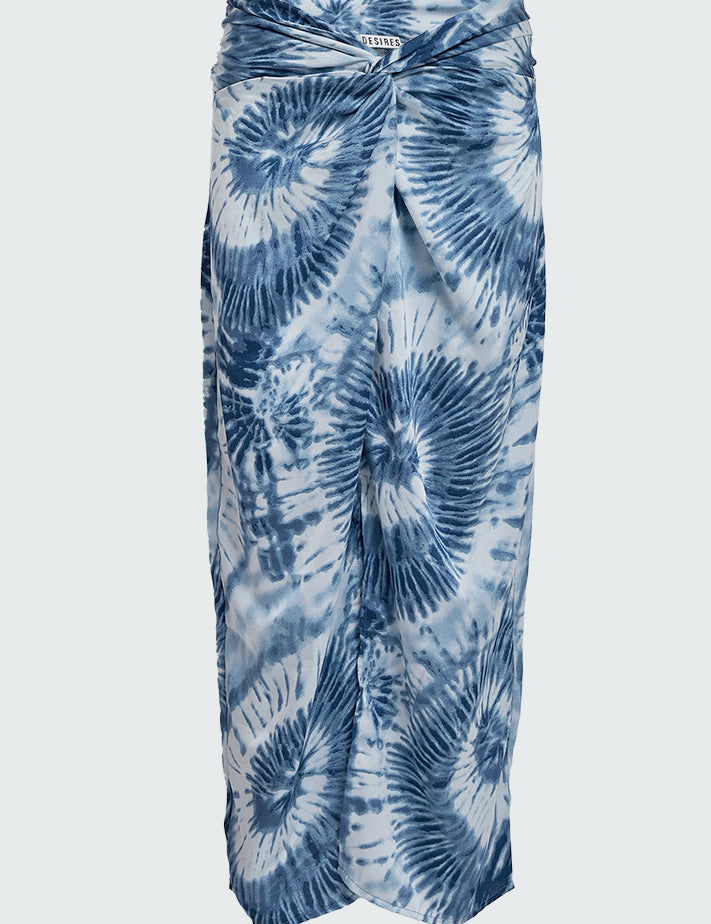Desires DSNaomi Delilah Skirt Nederdele 1112P Angel Blue Print
