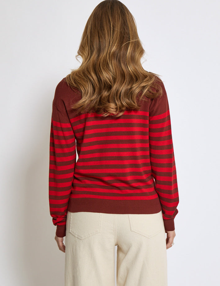 Desires DSPelaya Pullover Pullover 4049S Aura Orange Stripe