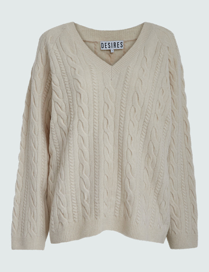 Desires DSPhilipa GRS Pullover Pullover 2206M Fog Sand Mel.
