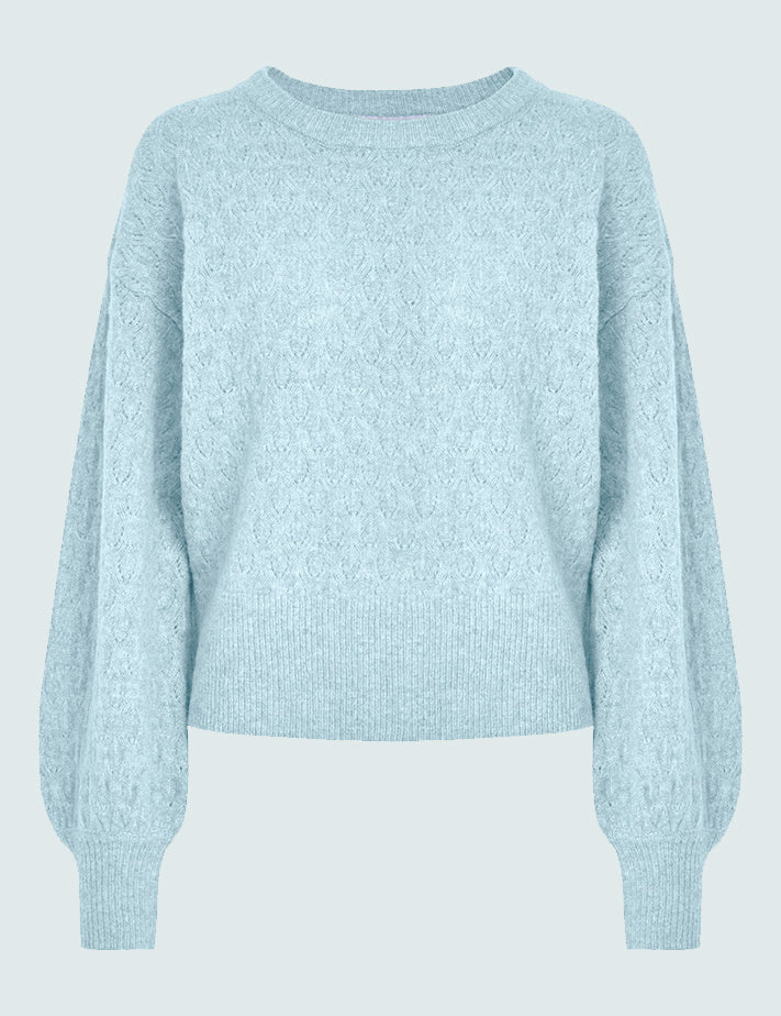 Desires DSPhilipa GRS Pullover Pullover 1041M Dusty Blue Melange