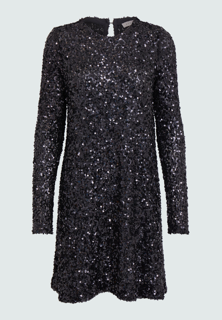 Desires DSRoselyn Sequin Dress Kjoler Sort