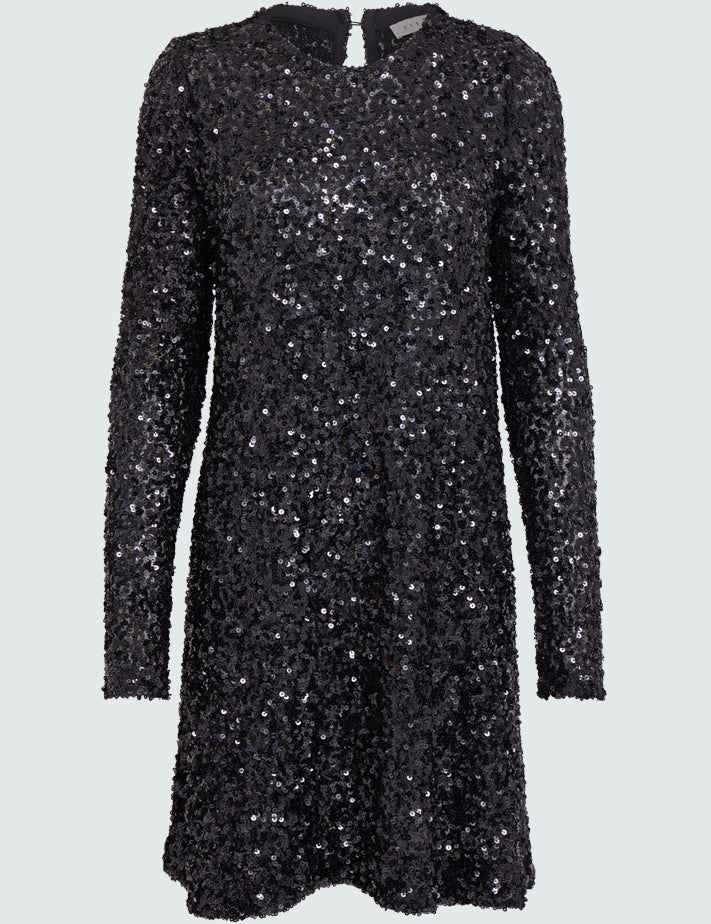 Desires DSRoselyn Sequin Dress Kjoler Sort