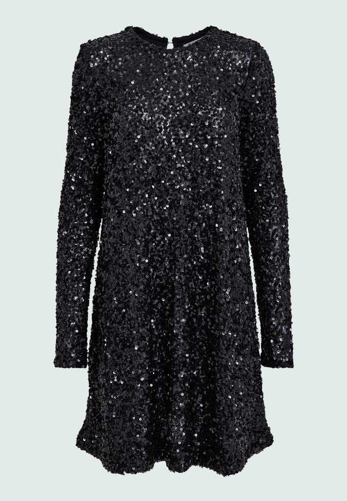 Desires DSRoselyn Sequin Dress Kjoler Sort